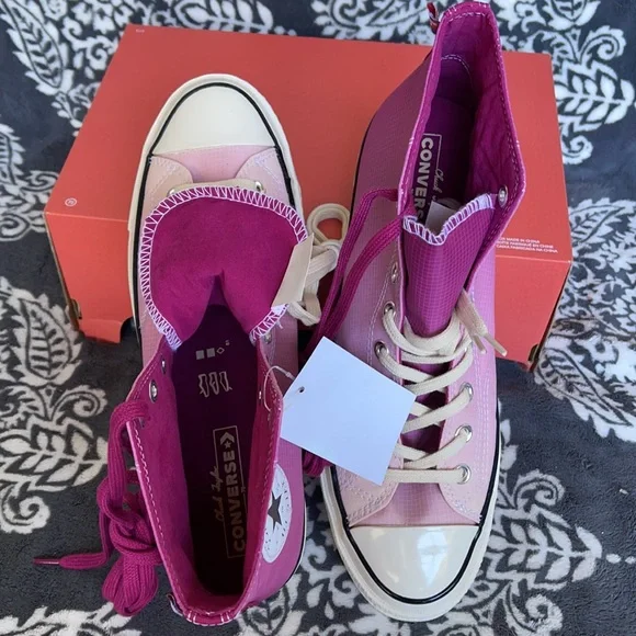 Converse Chuck Taylor 70 Hi Rose Maroon/Naples MEN`S - Picture 13 of 16